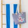 Rainbow Anchor Beach Bag