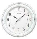 Rhythm Decorative Wall Clock 33.8 Cm X 33.8 Cm X 4.5 Cm