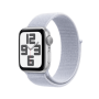 Apple Watch Se Gps + Cellular 40MM Silver Aluminium Case With Blue Cloud Sport Loop - Braintree Shop