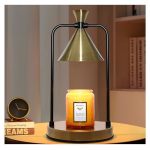 Candle Warmer Lamp With Timer Dimmer Electric Candle Warmer Candle Lamp With Large Base For Scented Jar Candles Birthday Gifts F
