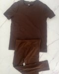 Brown T Shirt And Pants 6Y
