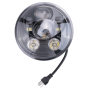 5.75 Inch LED Motorcycle Headlight LED Hi/lo Beam Compatible With Universal