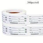 1 Roll 125PCS 300PCS 500PCS Food Labels For Catering Food Date Storage Labels 2.54 X 5.08 Cm 2.54 X 7.62 Cm Blank Labels For Foo
