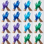 Semperit Sempercare Nitrile Skin Lavender-blue Powder-free Gloves Size M 78 Pack Of 200 - At A Discount