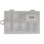 8 Compartment Adjustable 210 Tackle Box - Basil Manning