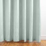 Venice Jacquard Eyelet Lined Curtain Duck Egg - Longer Length 270CM W X 255CM L