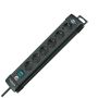 Brennenstuhl Premium-line Extension Socket 6-WAY Eu 3M Black 1951160100