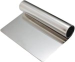 Dough Scraper Cutter 15X11.5CM Stainless Steel Blade With Wooden Handle Steel Cutter Kitchen Tool Set