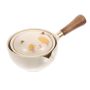 360 Rotating Ceramic Gongfu Teapot With Side Handle