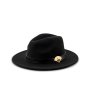 K/signature Fan Fedora Hat -black