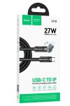 Hoco U118 Cable Type-c To Iphone Lightning Triumph Pd 27W Fast Charge