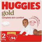 Huggies Jumbo Unisex Gold Disposable Nappies Size 2 2 X 94'S