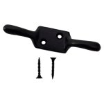 Metal Tie Back For Curtains Black 10CM