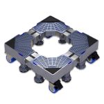 Washing Machine Stack Stand 360 Wheels Locking Swi Adjustable Dryer Fridge