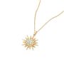 Colourfull Bling Delicate Sun Choker Necklace For Women Sunflower