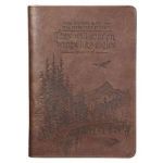 They Will Soar On Wings Isaiah 40:31 Tan Journal With Zipped Closure Leather