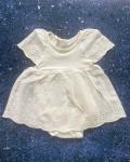 H&m White Dress 1 2M