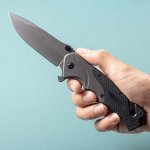 G10 Stainless Steel Folding Hunting Knife