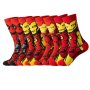 Licorice 1/4 Double Men'S Fashionable Cartoon Pattern Crew Socks - Breathable And Comfortable For Casual Street Style Suitable For Men And Women Hand Wash