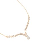 Goldair Gold Plated Graduating Cubic Zirconia Small Y-necklace