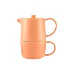 Maxwell & Williams Cafe Life Tea For One With Infuser Apricot