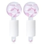 Yiowcoo Ice Globes & Ice Roller For Face And Eyes - Facial Massage Tools For Skin Care Reduce Wrinkles & Puffiness Cooling Globe
