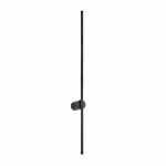 Lines LED Outdoor Or Bathroom Aluminium Wall Light Black White - White Medium