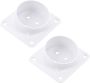 2-PIECE Fine Workmanship Table Leg Fixators Iron Plate Connector For Sofas