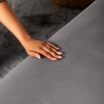 Cloud Collection Fitted Sheet Charcoal - King Xlxd 182X202X35CM