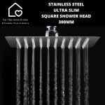 Stainless Steel Ultra Slim Square Shower Head - 300MM