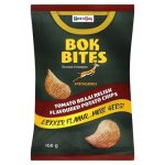Pnp Bok Bites Tomato Braai Relish Flavoured Potato Chips 100G