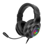 Redragon Hylas Over-Ear Gaming Headset - RGB, Aux Mic, USB-Powered, Black