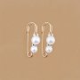 2/4PCS White Faux Pearls Pants Waist Pin Elegant Fixed Brooch For Women Clothings Decoration