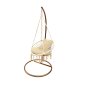 Kc Furn-lazio Hanging Chair With Stand Cream