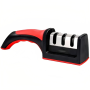 3 Different Grining Black - Red Knife Sharpener