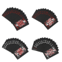 Waterproof Poker Playing Cards - Red And Silver
