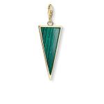 Green Triangle Charm