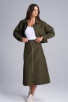 Midi Skirt - 40 Khaki