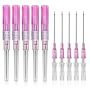 10 Pieces 20G Catheter Needles Kit For Ear Nose Lip Belly Navel