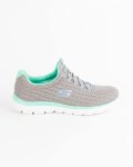 Skechers Women's Summits Passion Up - Gray Mint - UK6.5