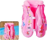 Casey Kids Small Inflatable Swimming Vest Pink