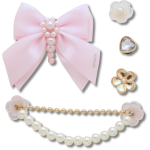 Gorgeous Pearls 5 Pack Jibbitz - Multi Osfa
