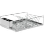 Stainless Steel Deluxe Dish Drainer Set