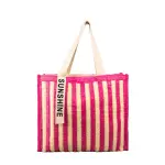 Beach Bag - Pink Stripes