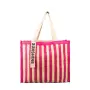 Beach Bag - Pink Stripes