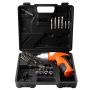 45PCS 4.8V Rechargeable Electric Cordless Screwdriver Drill Set