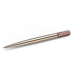 Swarovski Lucent Ballpoint Pen Rose Gold Tone Plated Casing With Pink Flatback Crystals From The Lucent Collection