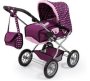 Combi Grande Doll's Pram Pink/purple Unicorn Hearts
