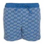 Blue Crochet Shorts