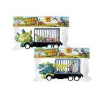 Vehicle Playset Dinosaur Cage 4PC 20CM